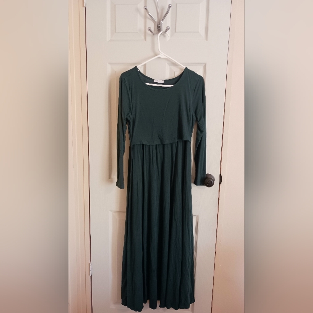 Smallshow Nursing Breastfeeding Maxi Dress